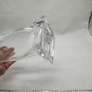 Botella de vidrio torcida de 750ml con corcho Vodka Brandy Whisky <span class=keywords><strong>Gin</strong></span> Tequila Wine Forma cuadrada Estampado en caliente Vacío Capacidad de 500ml - Product Image 3