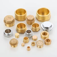 Bouchon de robinet en cuivre brossé G1/2 3/4 1 pouce 2 pouces, filetage mâle, filetage extérieur, pour cuisine moderne, facile à nettoyer, matériel de quincaillerie, garantie 5 ans