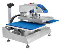 Nouvelle presse à chaud pneumatique automatique à double station et imprimante à plat pour la sublimation de t-shirts et le transfert textile