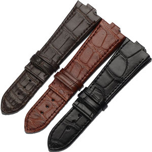 สายนาฬิกาหนังจระเข้แฮนด์เมด - Product Image 1