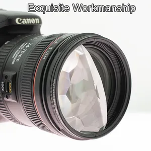 Factory OEM 77mm 82mm HD Quality Split Kaleidoscope Filter Prism FX Filter With Camera Filter