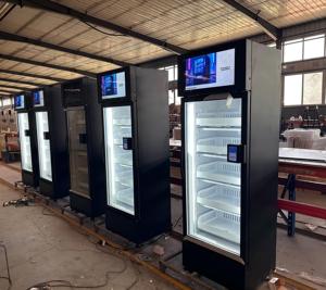 Tùy chỉnh 24-giờ ai thông minh mở-phía trước thương mại Máy bán hàng tự động với đôi thông minh máy ảnh thương mại tủ lạnh cho Snack - Product Image 6