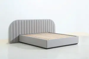 Cama de cuero Simple moderna de lujo ligera de alta calidad muebles de dormitorio cama doble King Size de 1,8 m