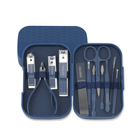 Ensemble de coupe-ongles en acier au carbone de 12 pièces, ensemble d'outils de manucure et de pédicure, kit de coupe-ongles professionnel avec boîte, pour bébé