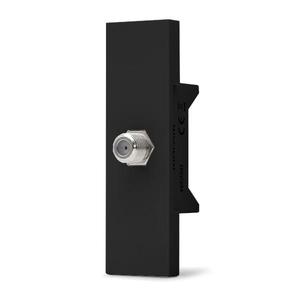 ขั้วต่อทีวีดาวเทียมแบบ Zen Line สีดำ สำหรับตัวเมีย - Product Image 1