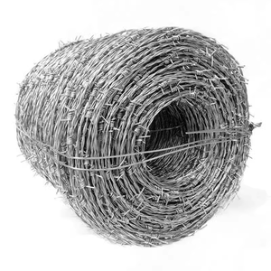 Kawat Berduri Terpilin Normal Elektro Galvanis <span class=keywords><strong>2.0mm</strong></span> Untai Ganda 21cm 25kg untuk Zimbabwe - Product Image 2