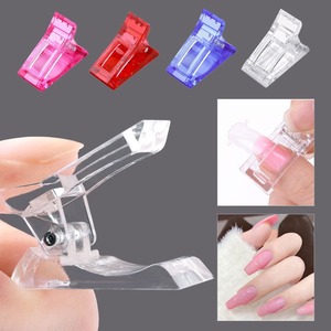 Venta caliente de fábrica, herramienta profesional colorida para decoración de uñas, extensión de dedo de construcción rápida, Clip de Gel de uñas largo de cristal para manicura - Product Image 6