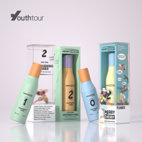 Bouteille PE vide modèle PHMS ISO9001 100ml-300ml pour cosmétiques, flacon de toner visage en plastique avec bouchon rotatif, emballage pour shampoing et soins capillaires