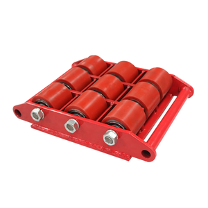 Carro de <span class=keywords><strong>transporte</strong></span> de <span class=keywords><strong>carga</strong></span> con patines rodantes para movimiento de maquinaria de 6 y 8 toneladas - Product Image 6