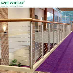 Home Outdoor Deck Stainless Steel 4 6 8 10 Wire <strong>Balustrade</strong> Affordable <strong>Metal</strong> Cable Railing Systems - Product Image 4