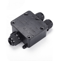 Boîtier de jonction électrique transparent étanche IP68 à 3 voies avec indice d'incendie 94V-2 certifié CE ROHS