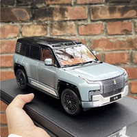 Modelo de Coche Personalizado de Aleación de Aluminio a Escala 1:18 del Vehículo Todoterreno BYD U8 - Regalo de Decoración para el Hogar Unisex