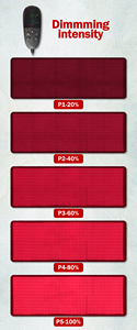 Couverture de luminothérapie rouge à intensité réglable pour sauna à domicile, favorise la récupération, tapis de luminothérapie rouge pour soulager la douleur corporelle complète - Product Image 6