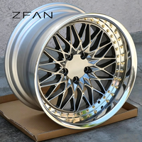 Jantes en alliage d'aluminium forgé ZFAN personnalisées 2/3 pièces VS-XV Deep Dish Deep Concave 5x100 5x114.3 Nouvelles jantes pour voitures particulières 25mm 20mm