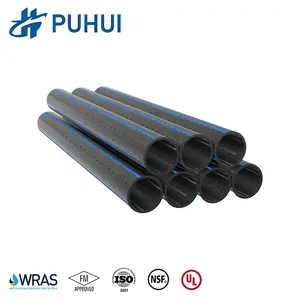 Nhựa đường kính lớn pe100 ngầm HDPE đục HDPE đục subdrain ống thoát nước