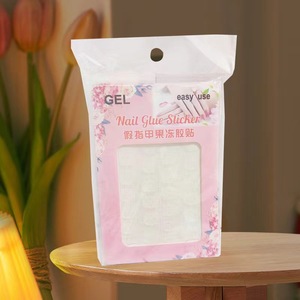 สติ๊กเกอร์ติดเล็บแบบเจล ใช้ครั้งเดียวสำหรับวัยรุ่น กันน้ำ ความหนืดสูง ปลอดสารพิษ พร้อมหยดน้ำ - Product Image 1