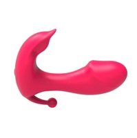 Vibrateur double tête invisible et portable pour femmes adultes, contrôlé par application et télécommande sans fil, modèle V6 - Fabriqué à Dongguan