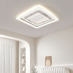 Hot Sale Simple Multi-Function <b>Ceiling</b> Light Living Room Voice Control Smart Bladeless <b>Ceiling</b> <b>Fan</b> with Light - Product Image 2