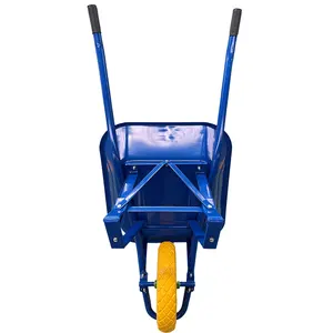 WB6400 130kgs Heavy Duty Hand Trolley Construction Wheelbarrow