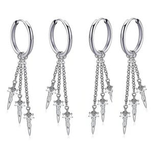 <span class=keywords><strong>ต่าง</strong></span><span class=keywords><strong>หู</strong></span>โซ่พู่รุ่นใหม่แบบเกาหลีต่างหูชายฮิปสเตอร์แบบไม่ต้องเจาะต่างหูสามตุ้ม<span class=keywords><strong>หู</strong></span> - Product Image 3