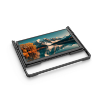 Moniteur triple écran TriCreate Pro 18,5 pouces 1080P FHD USB-C, écran portable en aluminium, moniteur d'ordinateur portable, écran LCD, nouveau QuadCreate OEM