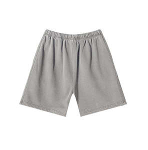 กางเกงขาสั้นผ้าฝ้ายใช้ได้ทั้งชายและหญิงกางเกงขาสั้นผ้า350gsm วินเทจสไตล์ลำลอง - Product Image 5