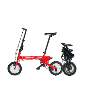 Çin'de yapılan mini katlanır bisiklet/tek hız 14 inç katlanır bisikletler için yetişkin/ucuz açık katlanır bisiklet