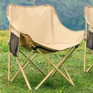 Silla de playa plegable al aire libre Pesca al aire libre Camping Silla plegable Silla de ocio al aire libre portátil - Product Image 1