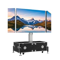 Écran LED PFC intégré pliable avec roues, réduit les coûts de transport, prêt à l'emploi pour les projets de location, promotion de la marque