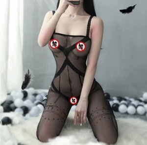 2023 iç çamaşırı seksi kadın yüksek kalite zarif şeffaf Condole kemer jakarlı yapışık çorap toptan 2022 iç çamaşırı seksi - Product Image 4