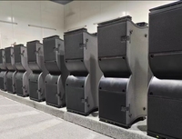 SanwayRK3 Sistema de Altavoces PA Profesional para Exteriores, Doble de 12 Pulgadas, 3 Vías, Pasivo, con Revestimiento Anticorrosión, Roland Crown, 143dB SNR