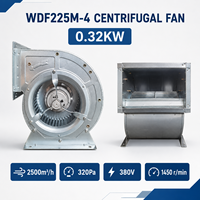 Ventilateur centrifuge à rotor externe industriel pour les unités de climatisation et les systèmes de ventilation CVC