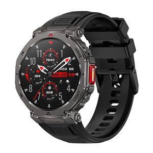 Montre connectée HT52 pour appels, étanche IP68, lampe de poche, réponse aux appels, surveillance de <span class=keywords><strong>la</strong></span> santé, sports, 1000 mAh, montre connectée d'extérieur - Product Image 2