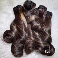 Extensions de cheveux bouclés birmans 100 % naturels, non traités, vierges, en spirale rebondissante, pour tissage