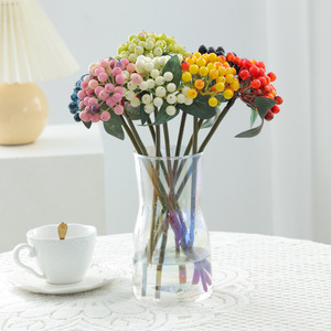 Bouquet de fruits artificiels, petits bouquets de 29 cm, haute qualité, décoration d'intérieur, accessoires de Noël et de mariage - Product Image 1