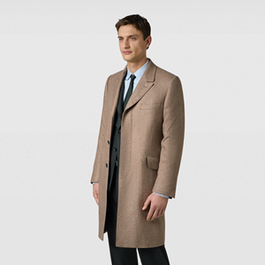 Cappotti invernali lunghi da <span class=keywords><strong>uomo</strong></span> economici soprabito stile Slim giacche Casual <span class=keywords><strong>in</strong></span> seta <span class=keywords><strong>Cashmere</strong></span> con decorazione <span class=keywords><strong>in</strong></span> pelliccia più opzioni di dimensioni disponibili - Product Image 1