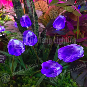 Whimsical Tulip Led Decorative <b>Light</b>-customized Color Ip65 Rated For Outdoor/<b>indoor</b> Use Enhancing Plaza Gardens Nighttime Routes - Product Image 2