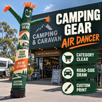 Ballons publicitaires gonflables Air Dancer pour équipement de camping en gros, pour la signalisation routière, la promotion de catégories et les présentoirs de caravanes, avec impression personnalisée