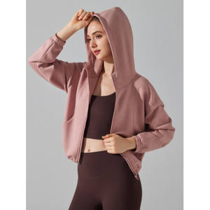 Chaqueta Casual Deportiva Ligera y Transpirable con Capucha y Cierre para Mujer, Blanca, Tallas S, M, L - Product Image 3