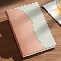 Cuaderno grueso de cuero auténtico con presupuesto en línea, diario, planificador de eventos con cubierta personalizada o páginas interiores para un nuevo recuerdo de fiesta