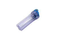 Robinet intelligent manuel sous-évier en plastique transparent de 10 pouces, débit de 50 GPD, certifié CE ISO, durée de vie du filtre de 24 mois, boîte couleur