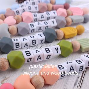 Attache-tétine en bois de hêtre arc-en-ciel pour bébé, chaîne de sucette, bâton de dentition anti-chute, usine personnalisée, petite chauve-souris - Product Image 3