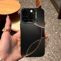 Coque de téléphone portable en TPU et PC avec impression style Dream Line et clé argentée électroplaquée pour iPhone Xs 11 12 13 14 15 16 17 18 Pro Max
