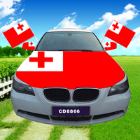 Drapeau National des Tonga double face de qualité supérieure bannière de campagne d'événements nationaux de club de football d'équipe de football personnalisée pour les drapeaux de fenêtre de voiture
