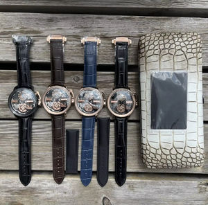 Orologio Jacob & Co di Lusso con Movimento Meccanico Automatico da Uomo Serie Il Padrino Cinturino in Vera Pelle Vetro Dropshipping Disponibile - Product Image 3