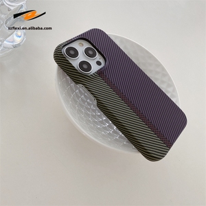 Từ Carbon Fibre Mô Hình Trường Hợp Đối Với <span class=keywords><strong>iPhone</strong></span> 14 13 15 Pro Max Cộng Với Không Dây Sạc Nhựa Cứng Bìa - Product Image 4
