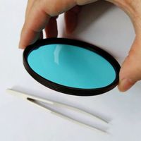 Filtre de reprise de couleur pour caméra, verre bleu BG39 à haute transmission, filtre anti-IR, 37mm 49mm 52mm 58mm 67mm 72mm 77mm 82mm