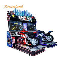 Dreamland 2022 Nouvelle arrivée et original monnayeur conduite simulateur d'arcade super moto 3 machine de jeu à vendre