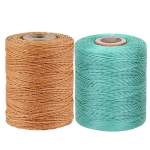 Eco-friendly Wholesale Optional Colors Diy Handmade Leather Sewing 0.8mm 1mm 1.2mm Flat Wax Thread - Product Image 5