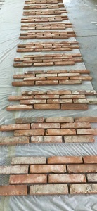 Mattonelle sottili <span class=keywords><strong>antiche</strong></span> dell'impiallacciatura del mattone del mattone di recupero decorativo della parete esterna con la rete - Product Image 3